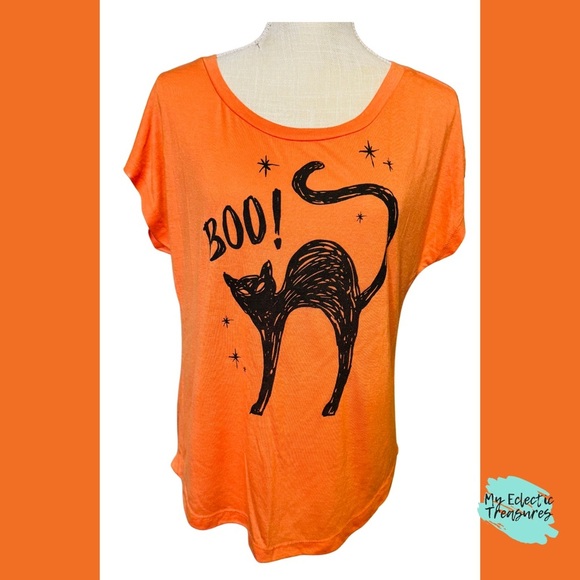 Stranded Orange Halloween Tee Size Large - Picture 1 of 5